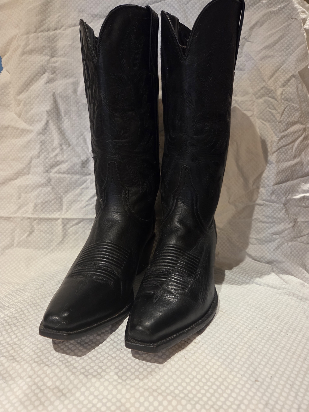 Charlie 1 Horse Black Western Boots